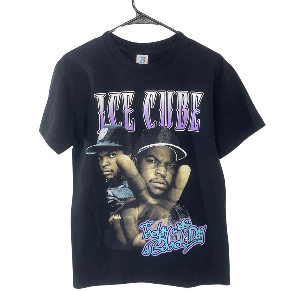 Ice Cube Graphic T-Shirt - Black